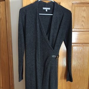 Neiman Marcus cashmere wrap dress