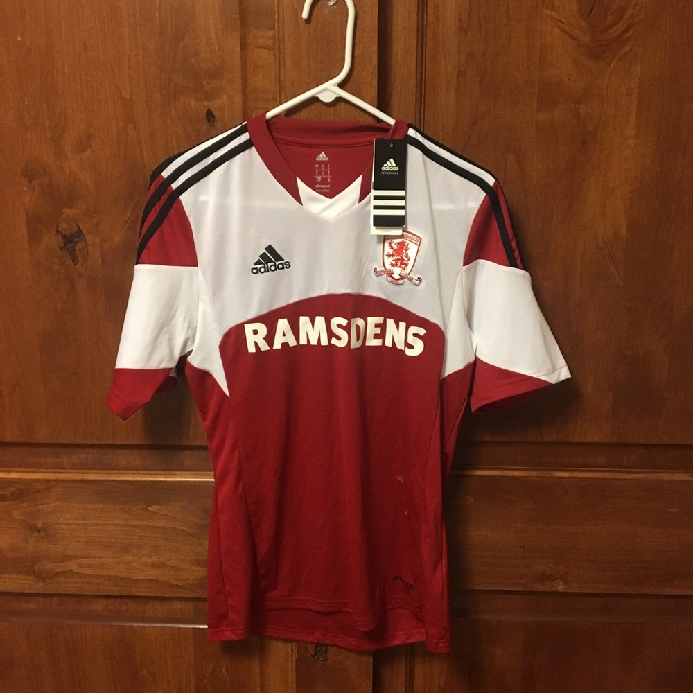Fc Middlesbrough soccer Jersey. Adidas size small