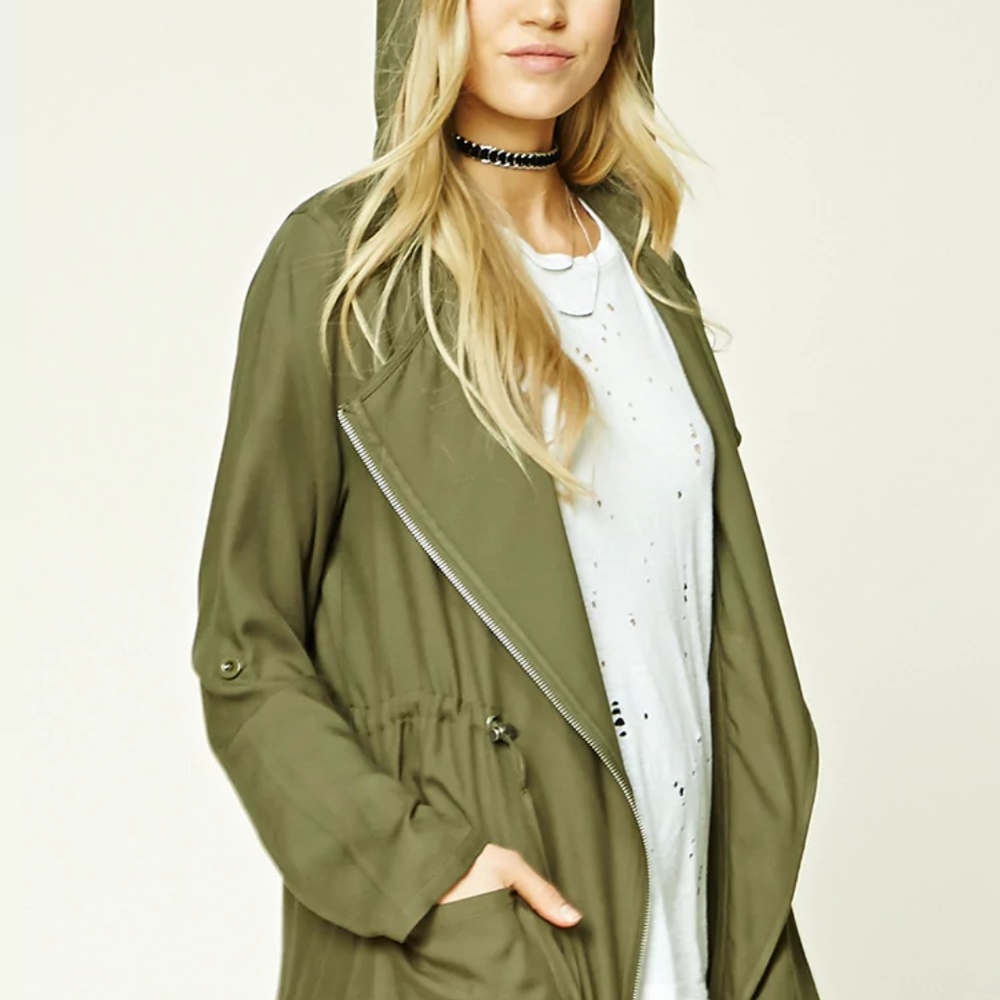Forever 21 green army jacket