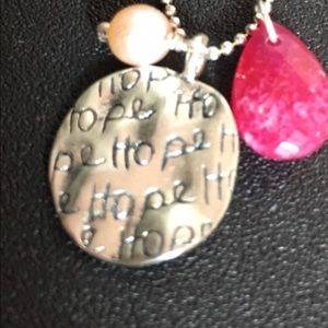 Silpada “Bravery” Silver Necklace