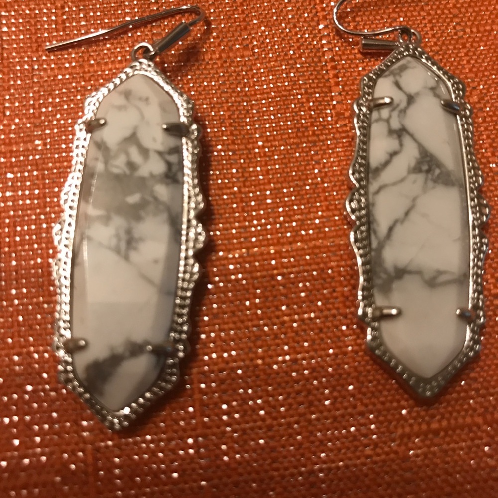 Kendra Scott howlite Francie (bigger earrings)
