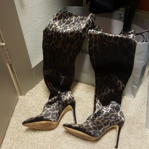 Guess Leopard print boots