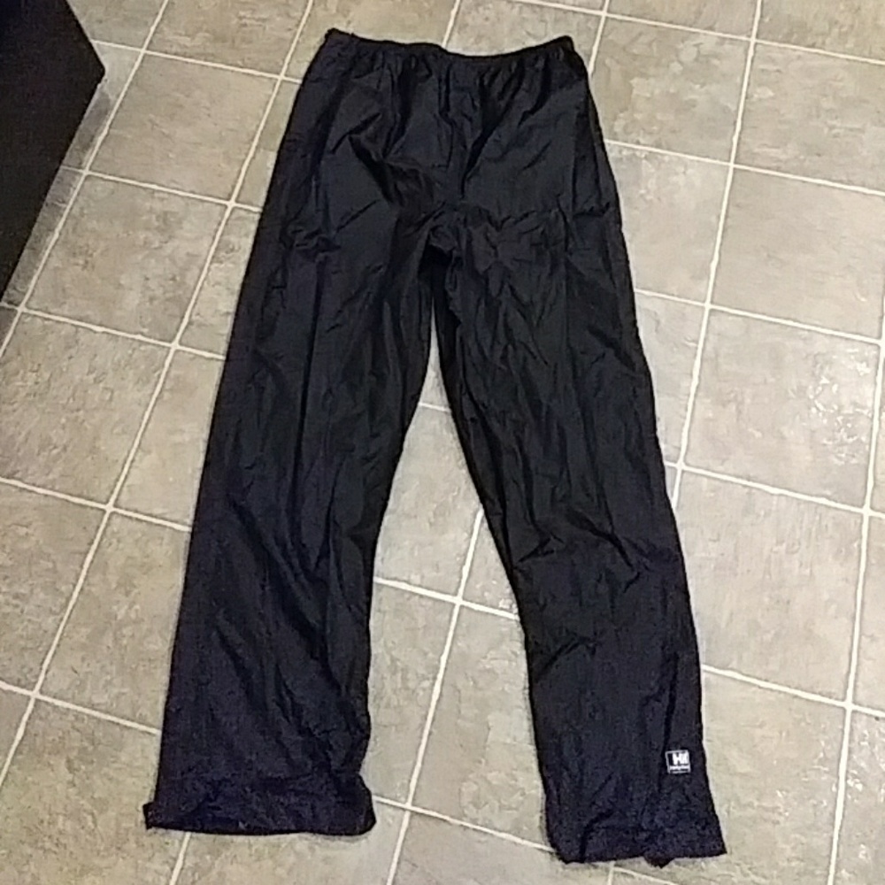 Mens HELLY HANSON Packable rain pants LARGE