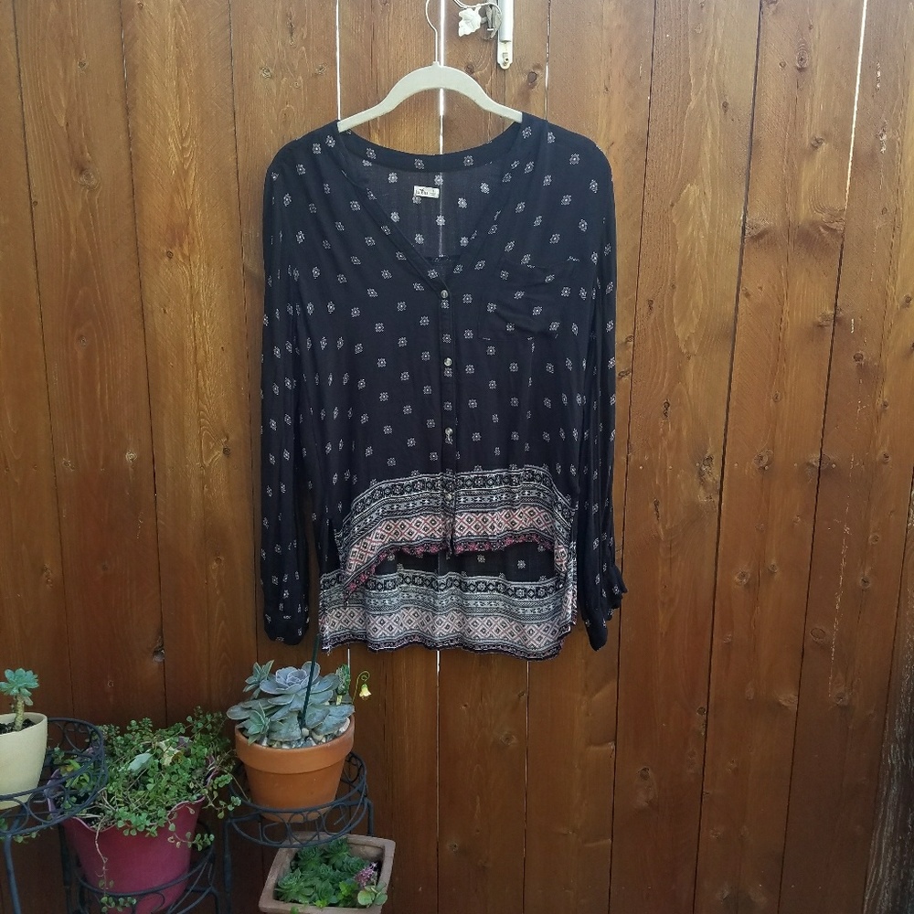 Hollister high low tunic