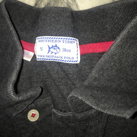 Southern Tide Gray Polo Shirt - Picture 3 of 3