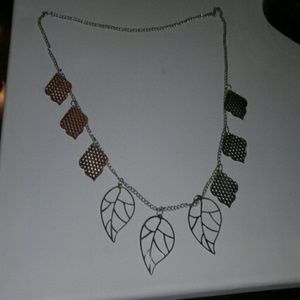 silver necklace