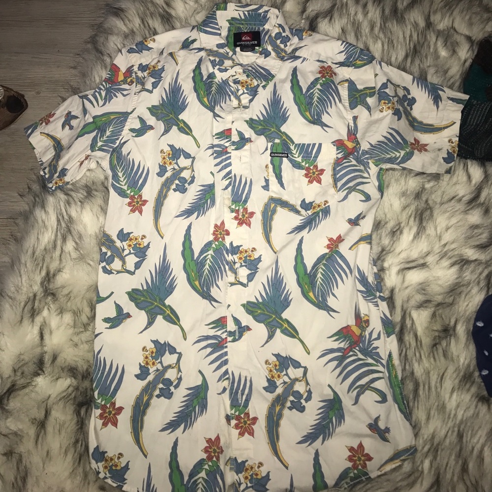 Small Quiksilver Button Down Shirt