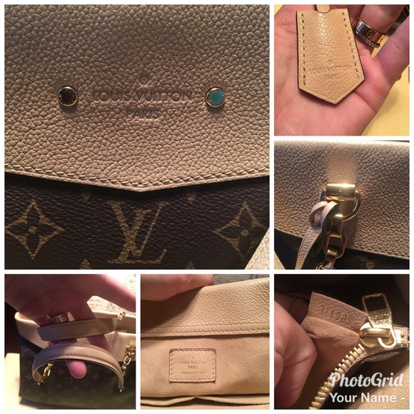 Louis Vuitton Pallas Monogram Shopper Bicolor Tote - Picture 6 of 8