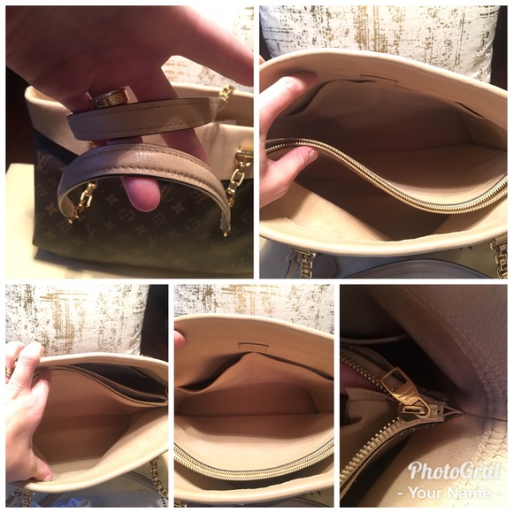 Louis Vuitton Pallas Monogram Shopper Bicolor Tote - Picture 7 of 8