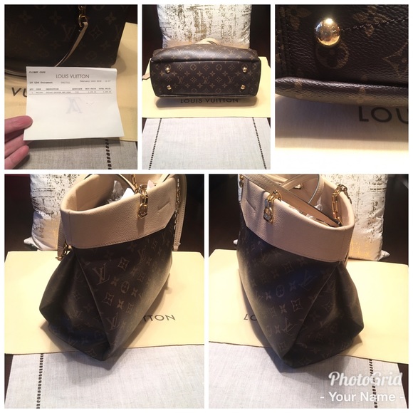 Louis Vuitton Pallas Monogram Shopper Bicolor Tote - Picture 8 of 8