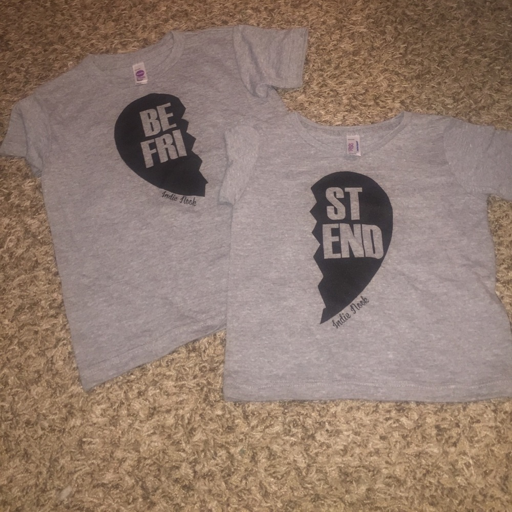 ❤️SOLD❤️Sibling shirt set - size 6 and size 18-24m