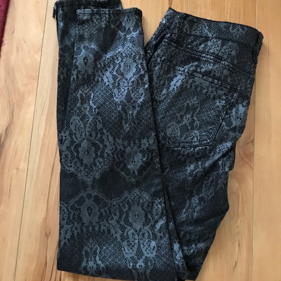 Buffalo Straight Leg w Ankle Zipper Jewels Denim - Picture 2 of 8