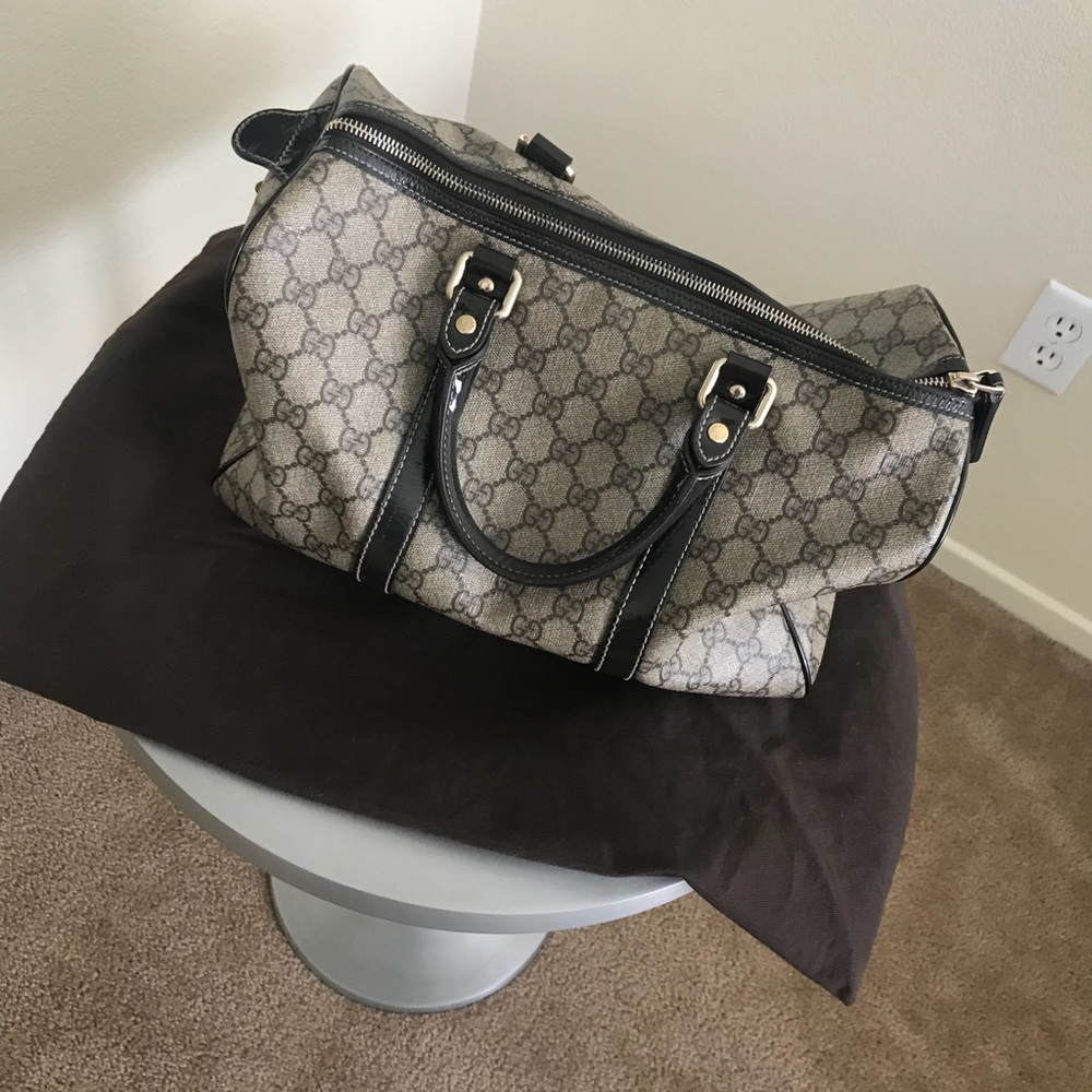 Gucci Canvas Bowling Bag