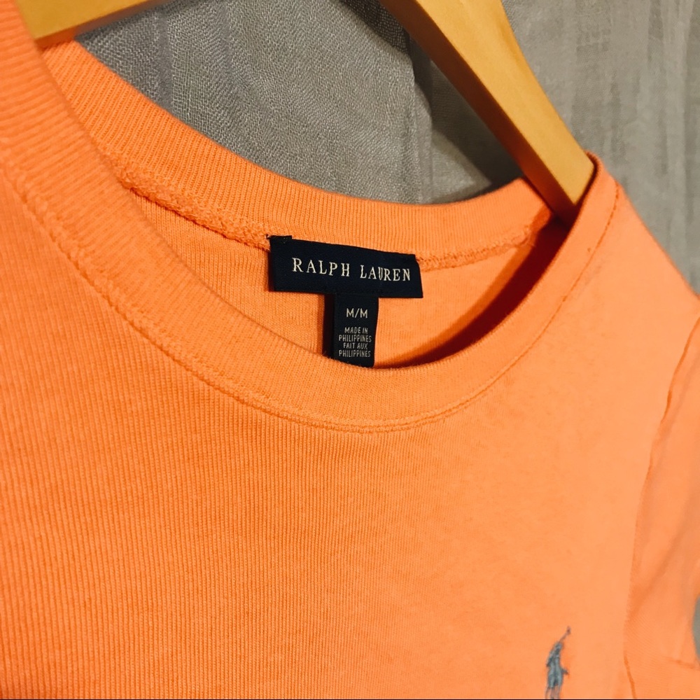 POLO RALPH LAUREN orange with blue horse // NWOT