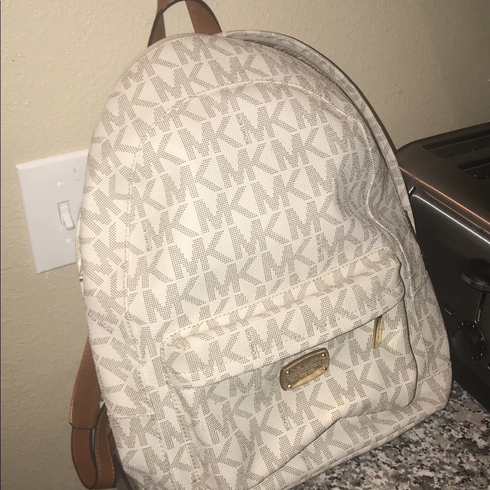 Michael kors backpack cream mk
