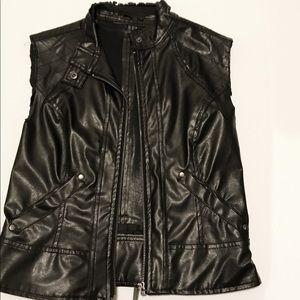 Pleather vest