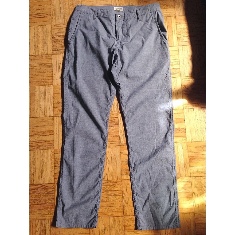 Dockers navy chambray pants sz 32x32