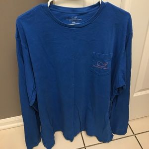 Blue Men’s Long Sleeve Vineyard Vines Shirt