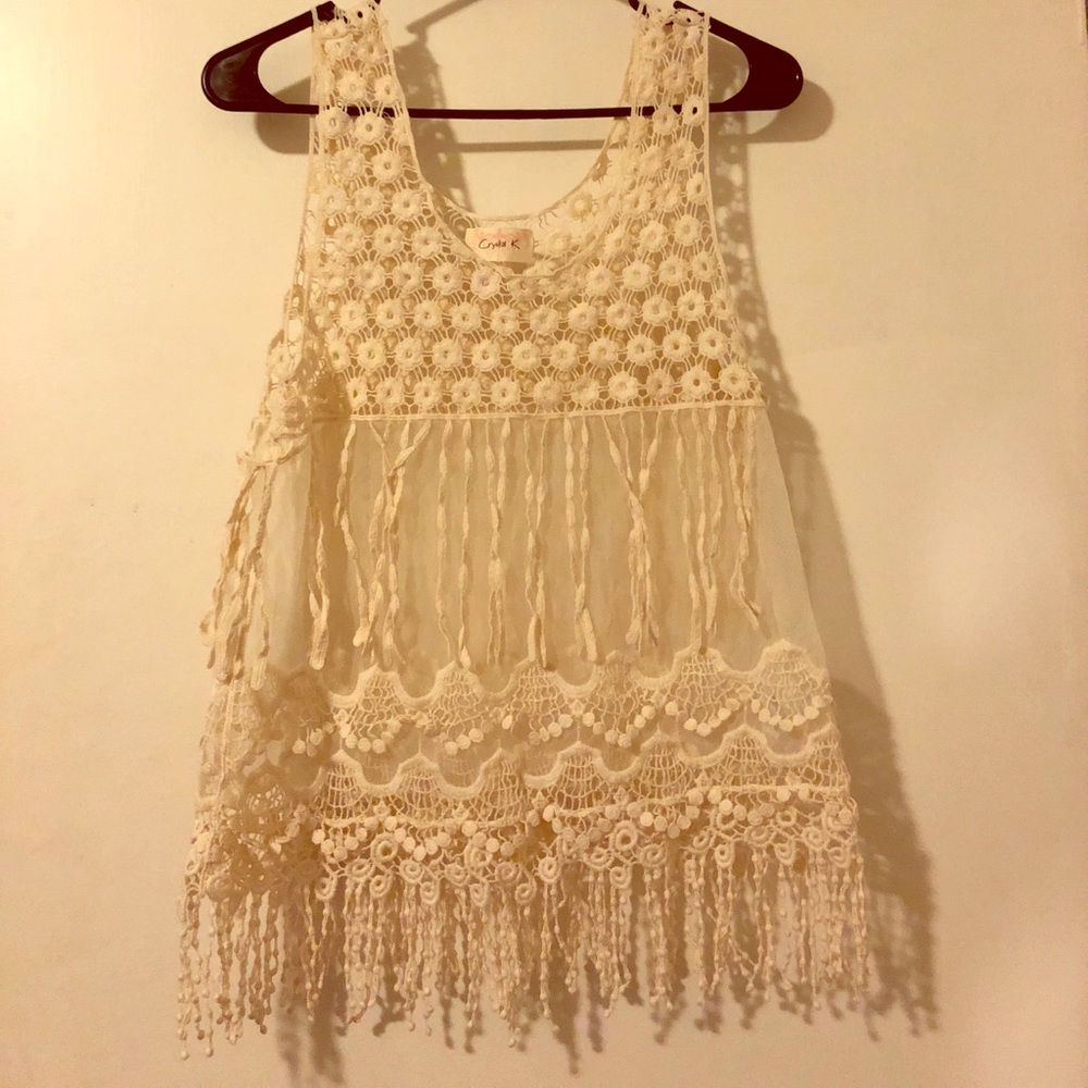 Lace and Trim Tank
