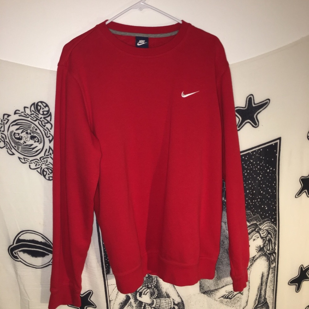 nike sweater jacket crewneck