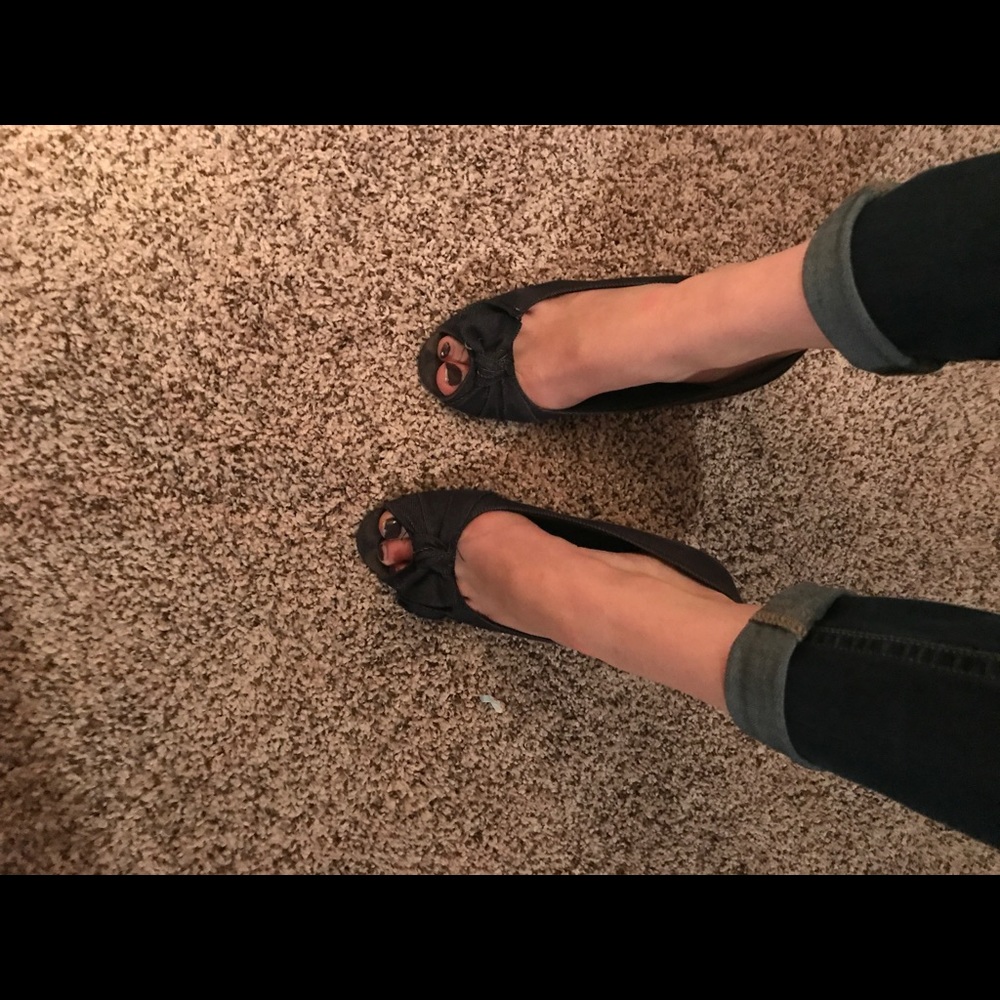 Adorable jean heels 👠