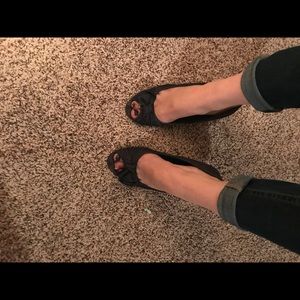 Adorable jean heels 👠