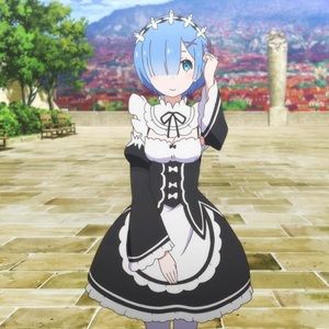 Rem from re zero cosplay!!