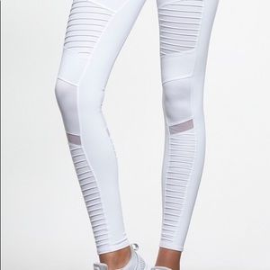 Alo Yoga Moto Yoga Legging White (M)