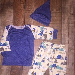 Adventure Awaits | 3 piece outfit | baby Boy