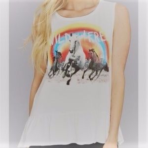 NWT Chaser "Wild and Free" tank top