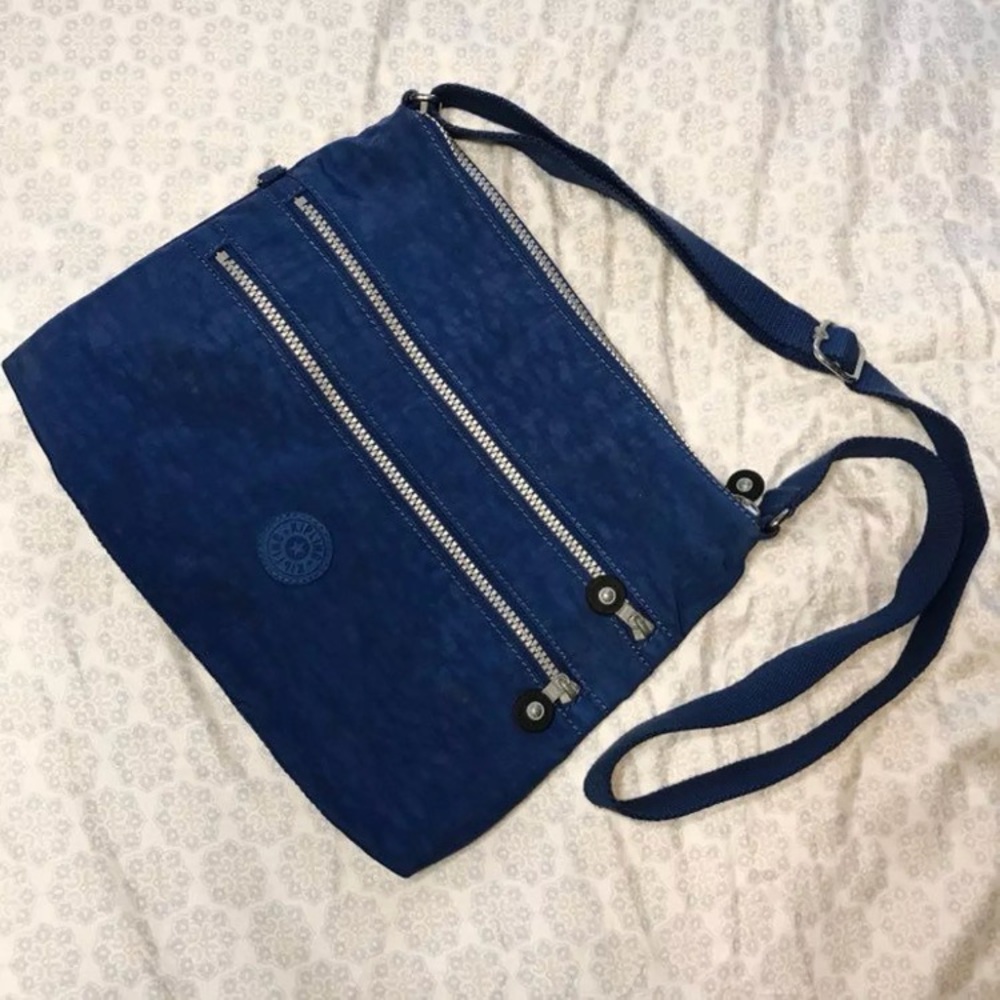KIPLING dark blue alvar crossbody purse