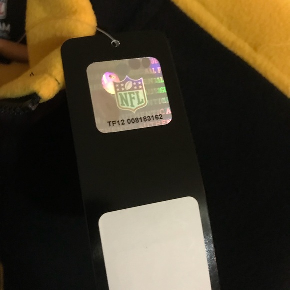 NFL Steelers fleece man’s Jacket - Picture 3 of 5