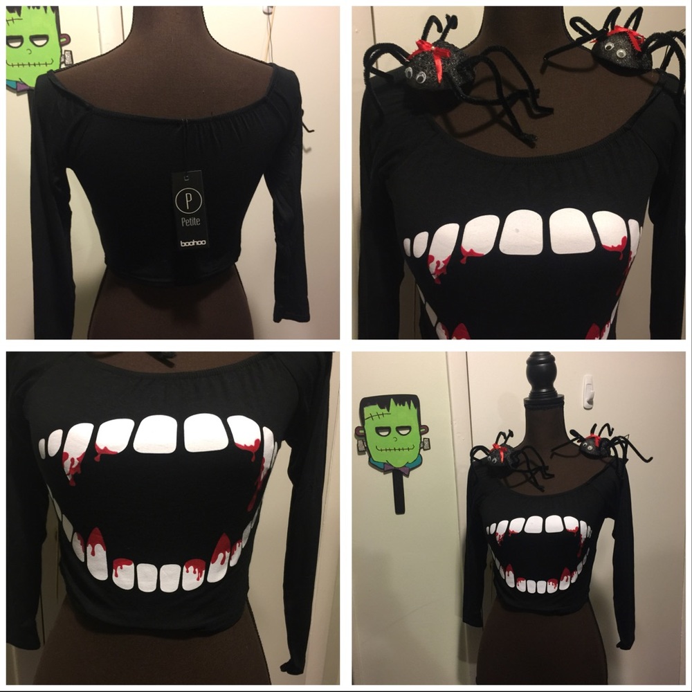 Boohoo Black Crop Top - Picture 5 of 8