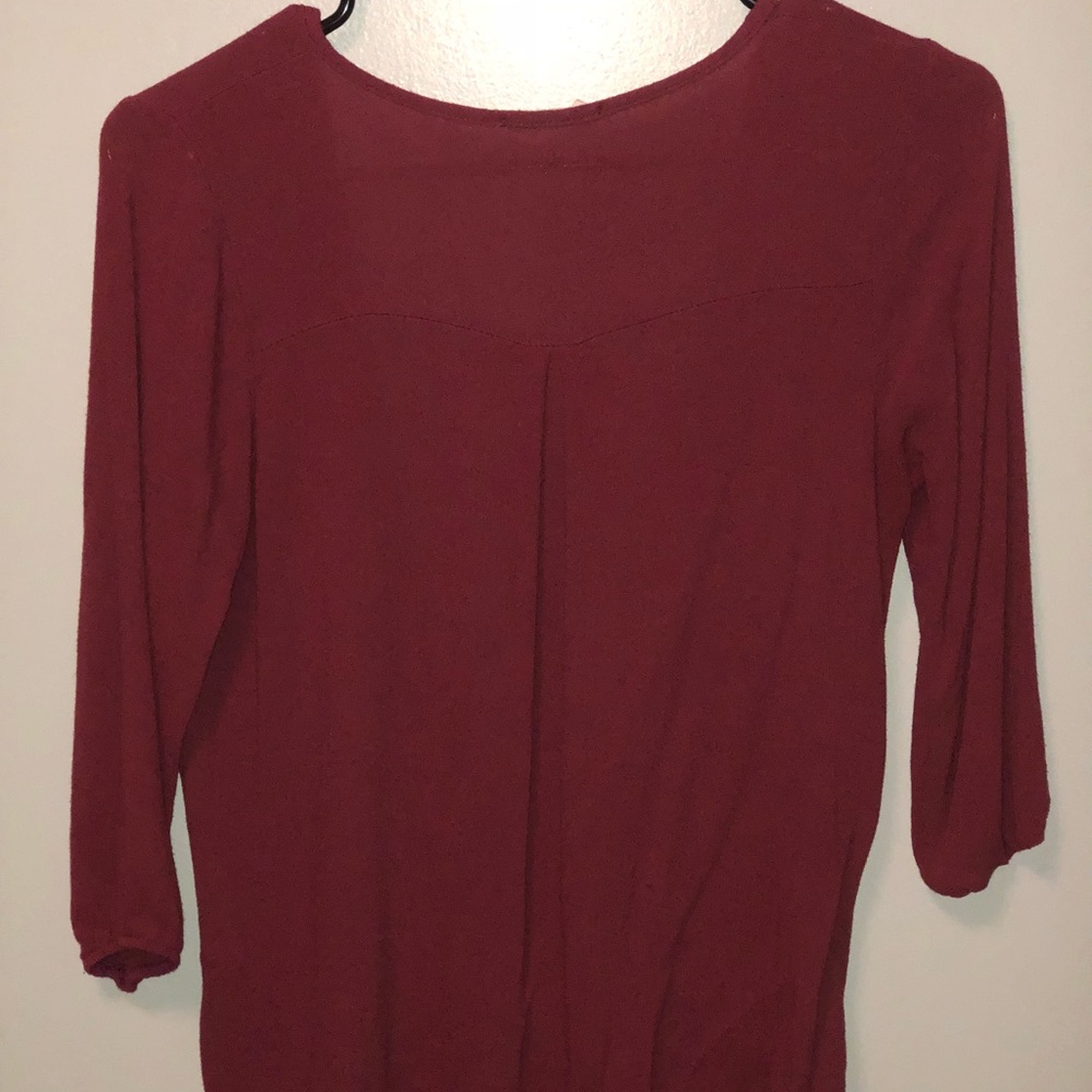 Maroon Blouse