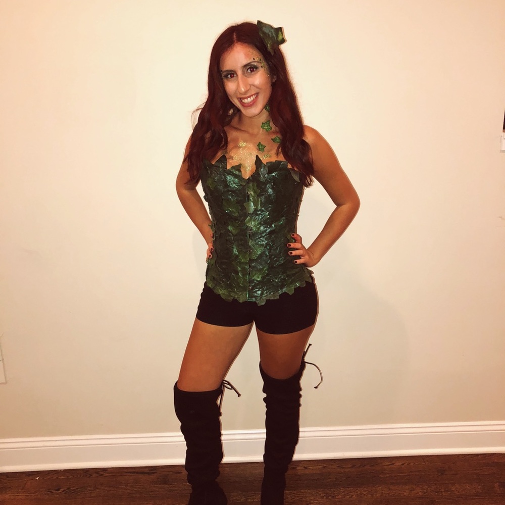 Handmade poison ivy corset