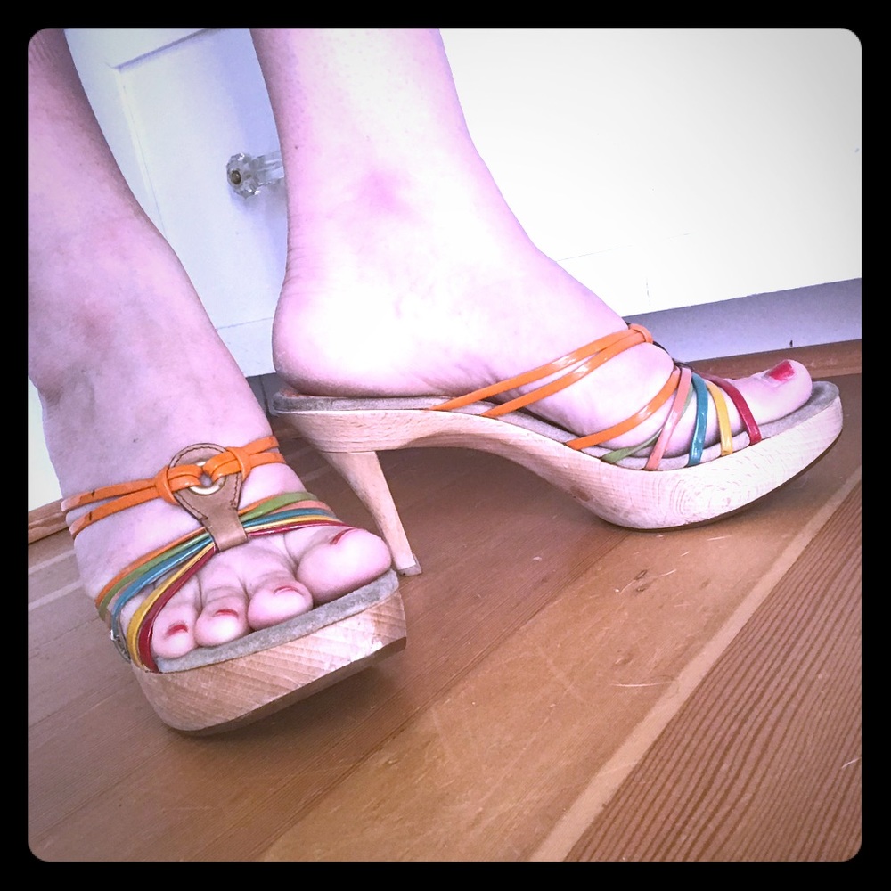 🌈 Pride rainbow Prada sandals!