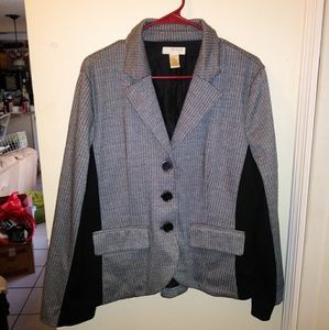 Grey and Black Blazer