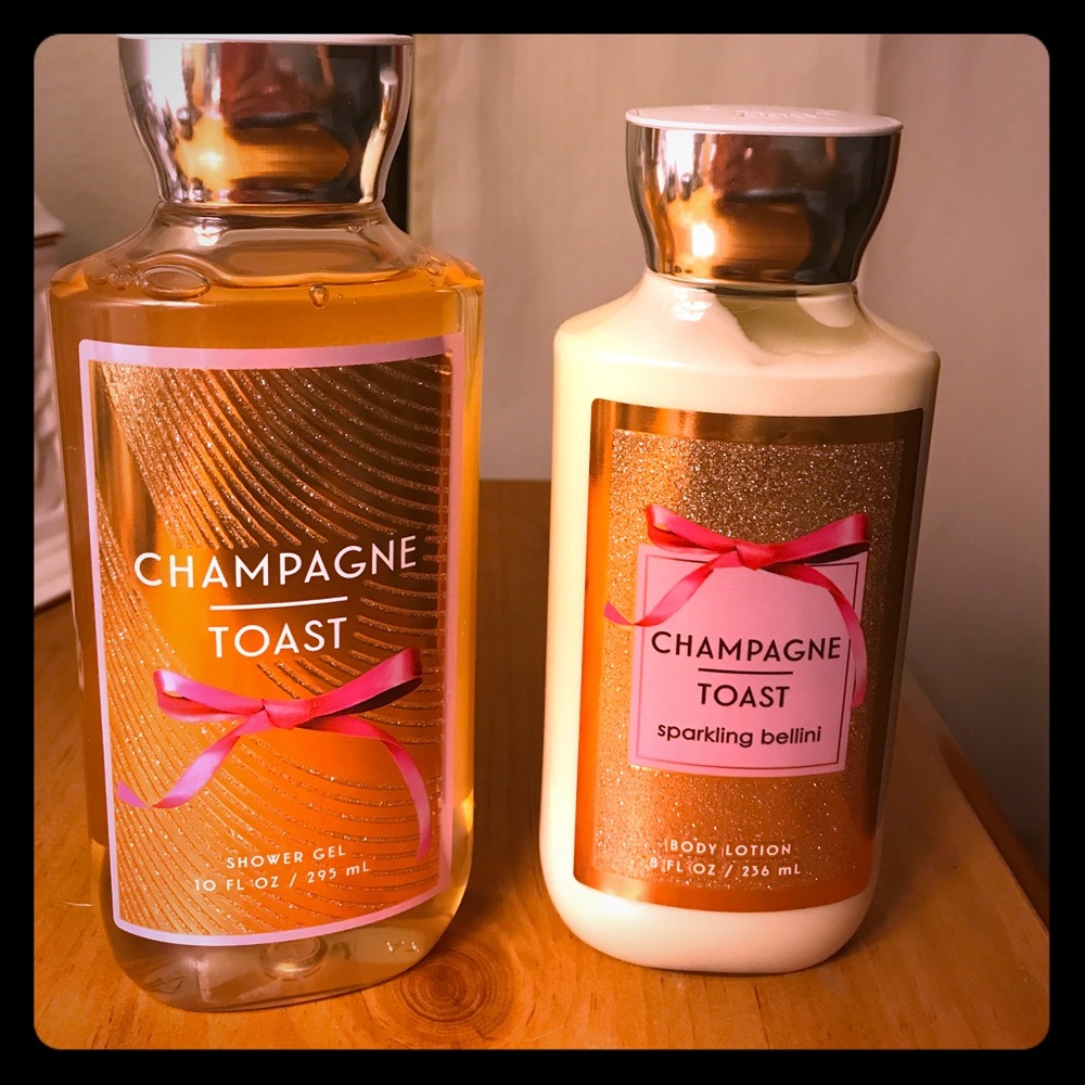 🥂New, Champagne Toast body wash and lotion🥂