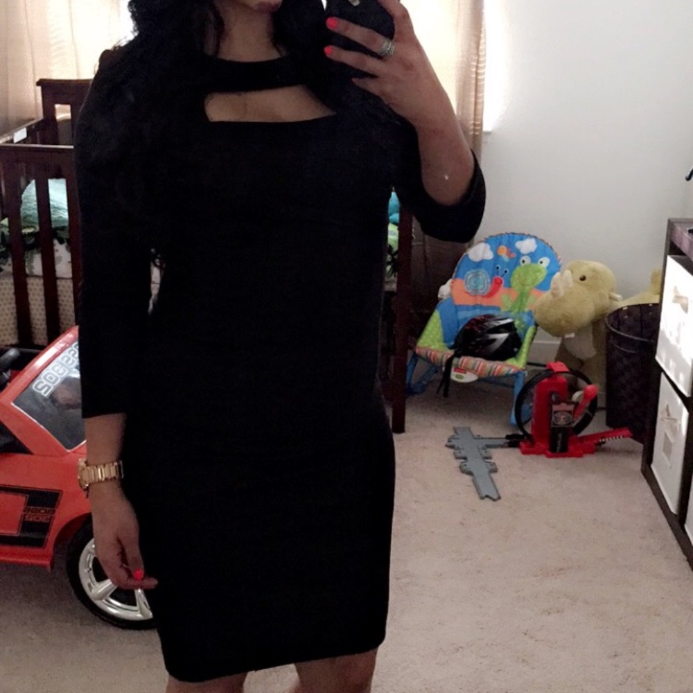 Pencil black dress