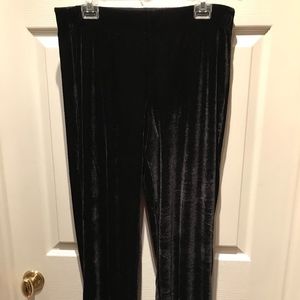 Faux Black Velvet Pants-SOOOO COMFORTABLE