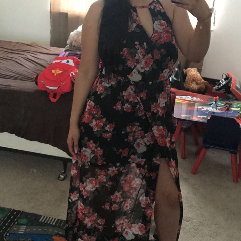 Floral maxi dress