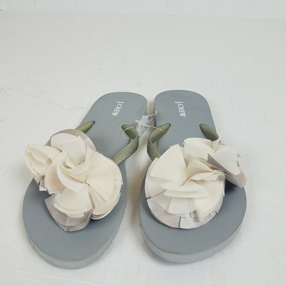 J. Crew Shoes - J CREW GREY SLIPPER TONG