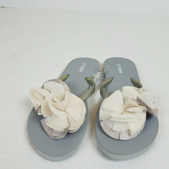 J CREW GREY SLIPPER TONG - Picture 3 of 8