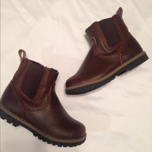 Toddler Boys size 8 faux leather boots