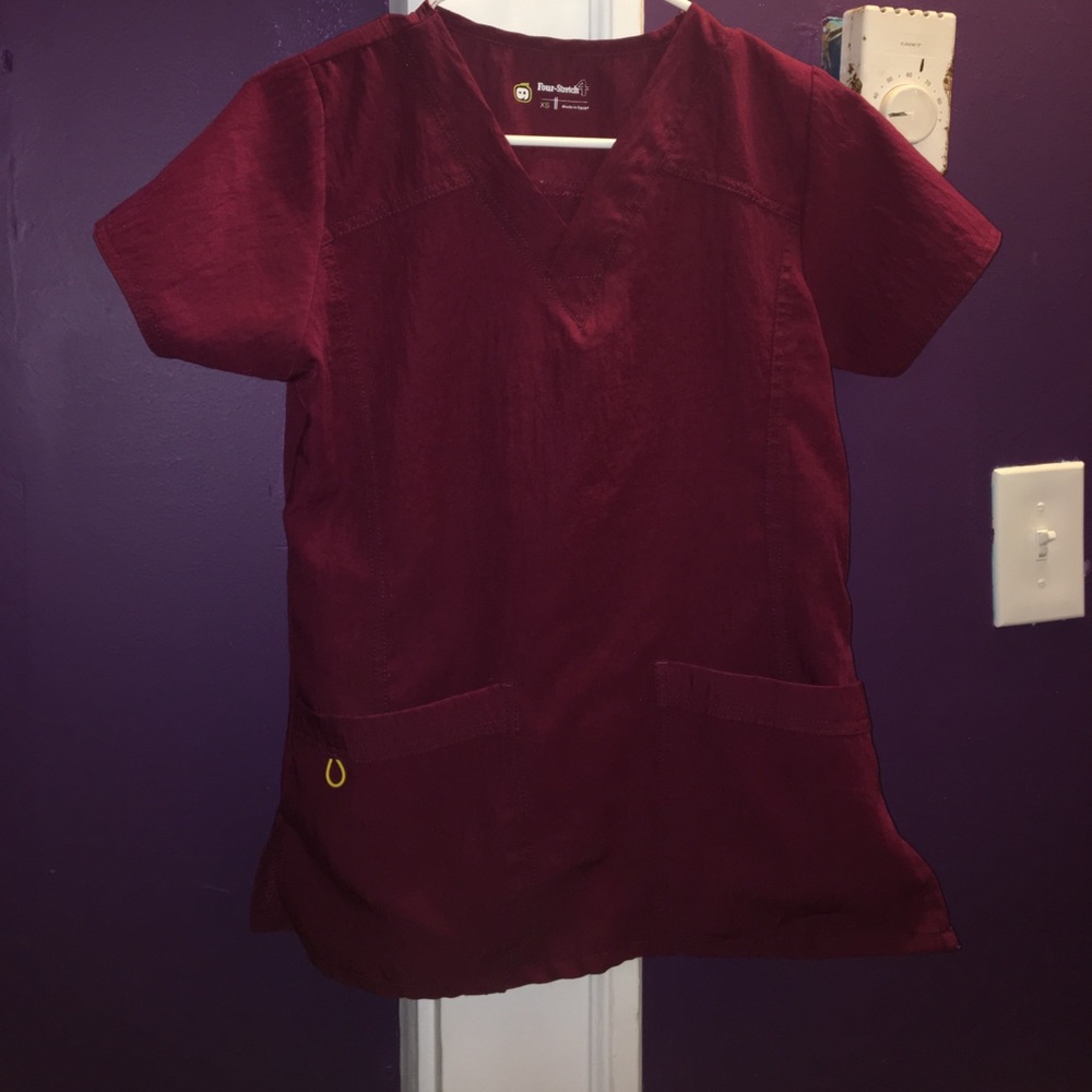 Maroon scrubs! Together or separate