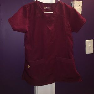 Maroon scrubs! Together or separate