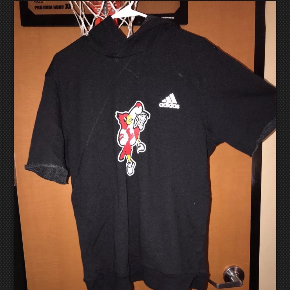 Black adidas louisville basketball hoodie