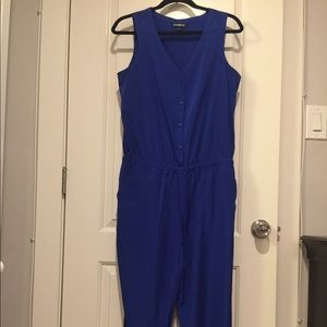 Express blue romper