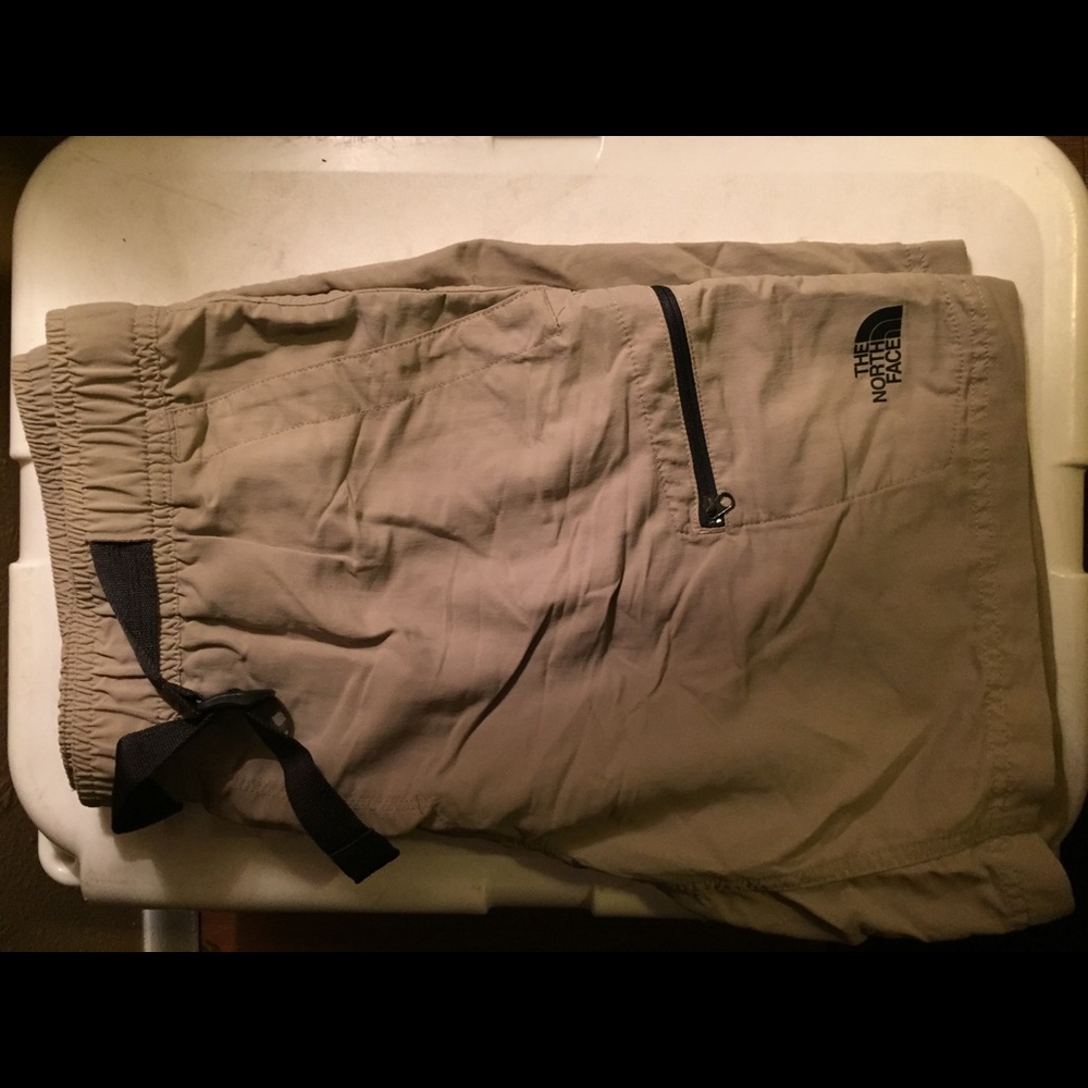 Tan north face shorts