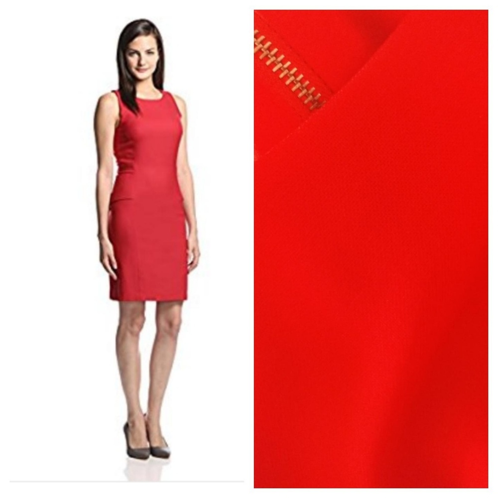 Chaiken Evan red sheath dress nwt